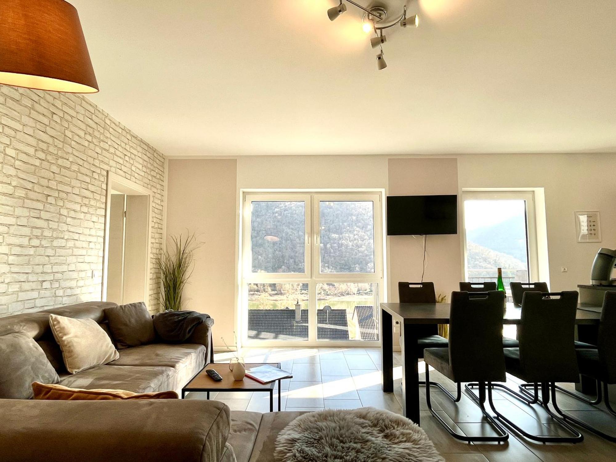Ferienwohnung Moseltraum, 1-6 Pers, Mit 3 Schlafzimmer Und Panoramabalkon Müden Eksteriør bilde